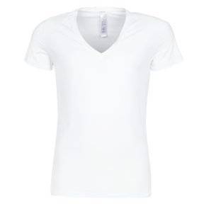 T-shirt με κοντά μανίκια Hom SUP’ COTTON TSHIRT COL V PROFOND