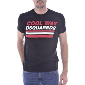 T-shirt με κοντά μανίκια Dsquared S74GD0656 Ύφασμα