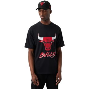 T-shirt με κοντά μανίκια New-Era NBA Chicago Bulls Script Mesh Tee