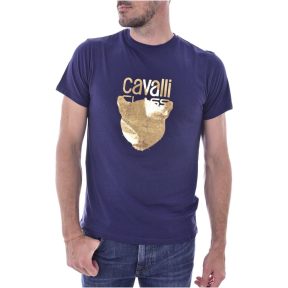 T-shirt με κοντά μανίκια Roberto Cavalli QXH01C JD060